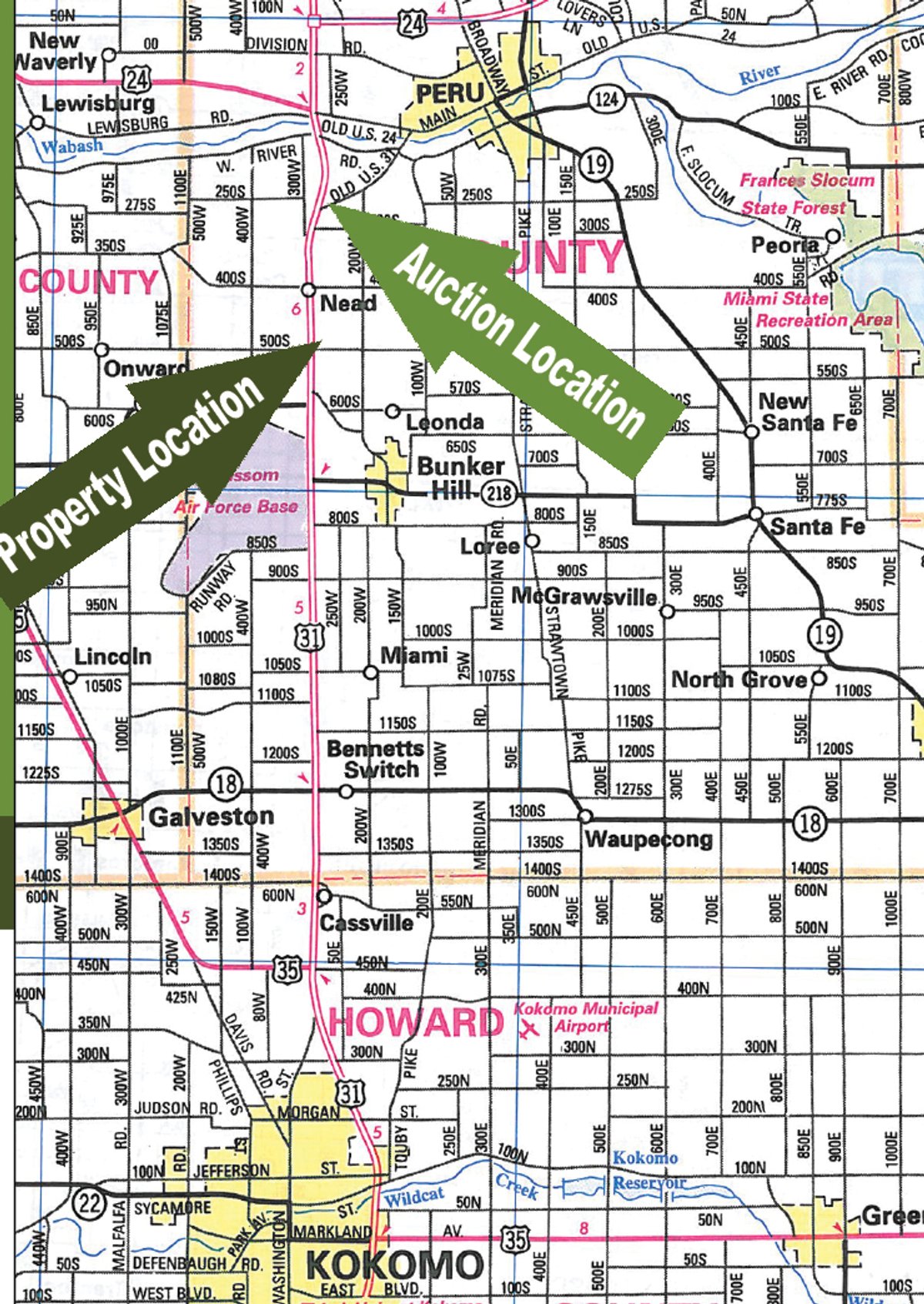 Area map - 36+/- Acres Offered in 1 Tract