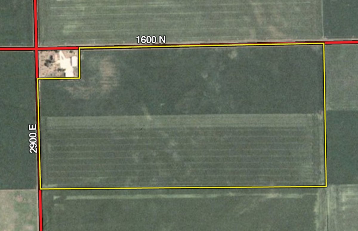 Area map - 77.58 Acres of Productive Tillable Land - Offered in 1 Tract