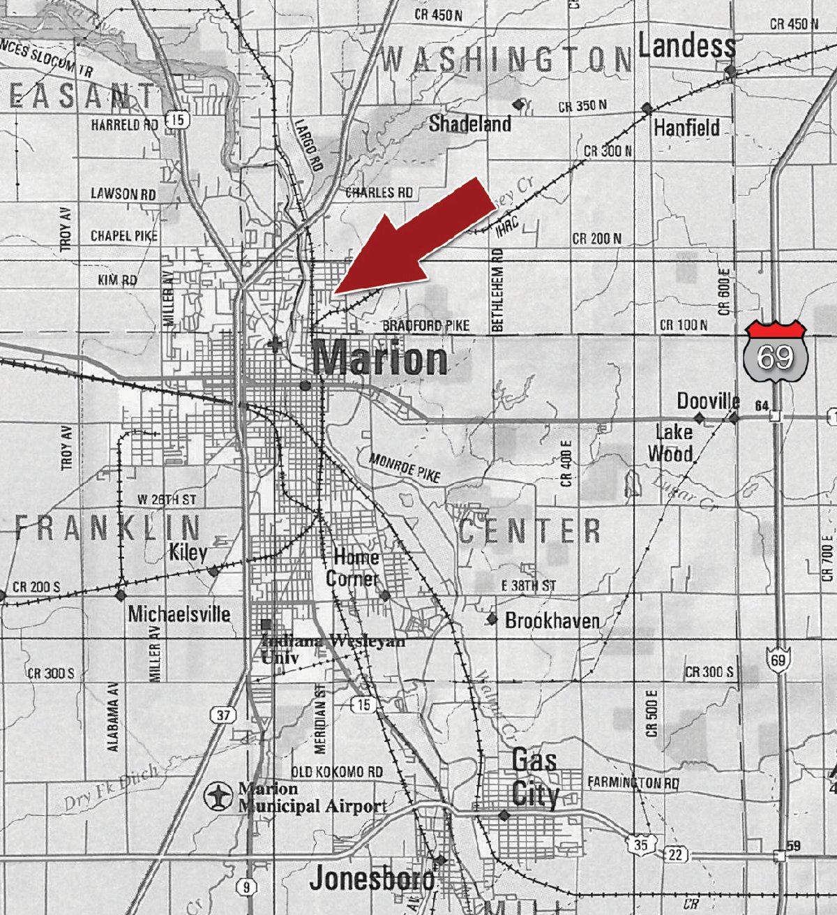 Area map - SEALED BID ABSOLUTE AUCTION - Former Foster Forbes World Headquarters