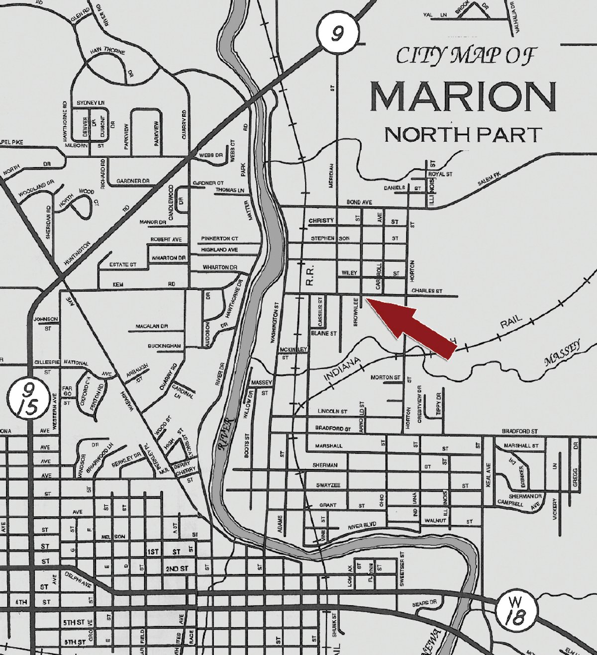 Area map - SEALED BID ABSOLUTE AUCTION - Former Foster Forbes World Headquarters