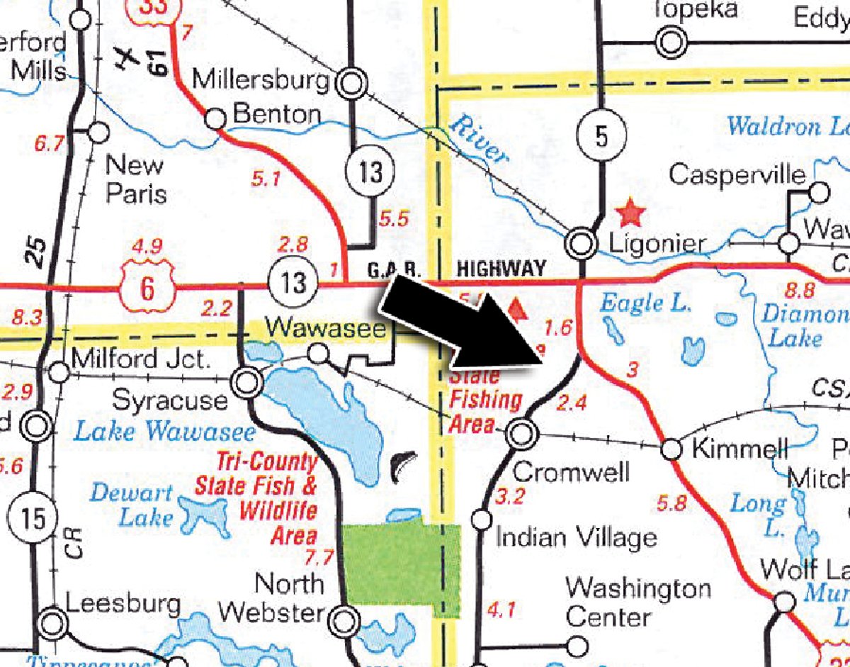 Area map - 371 Acres Offered in 9 Tracts