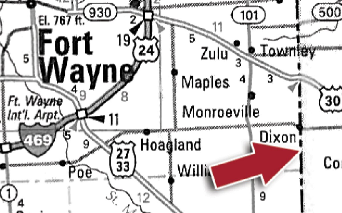 Area map - Real Estate & Personal Property Auction