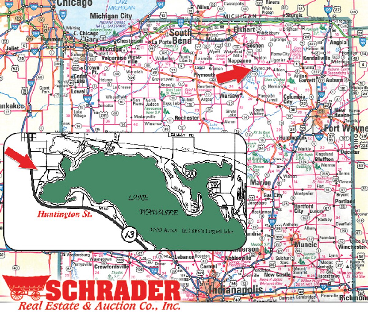 Area map - SEALED BID Prime Commercial Real Estate AUCTION - 3 Tracts