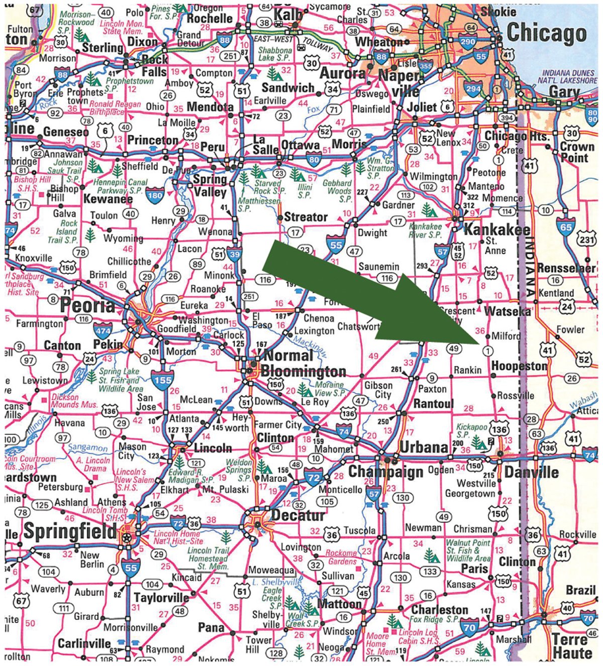 Area map - Farm & Vegetable Equipment Auction - Full Line Liquidation