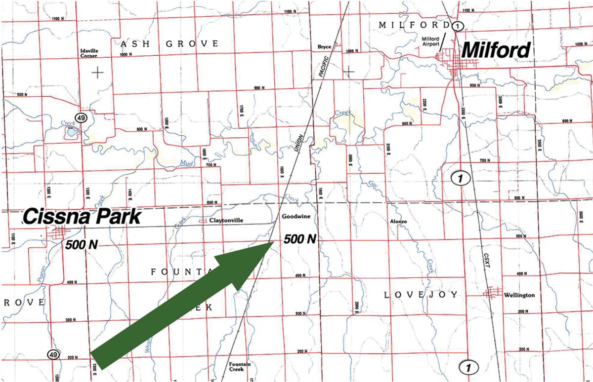 Area map - Farm & Vegetable Equipment Auction - Full Line Liquidation