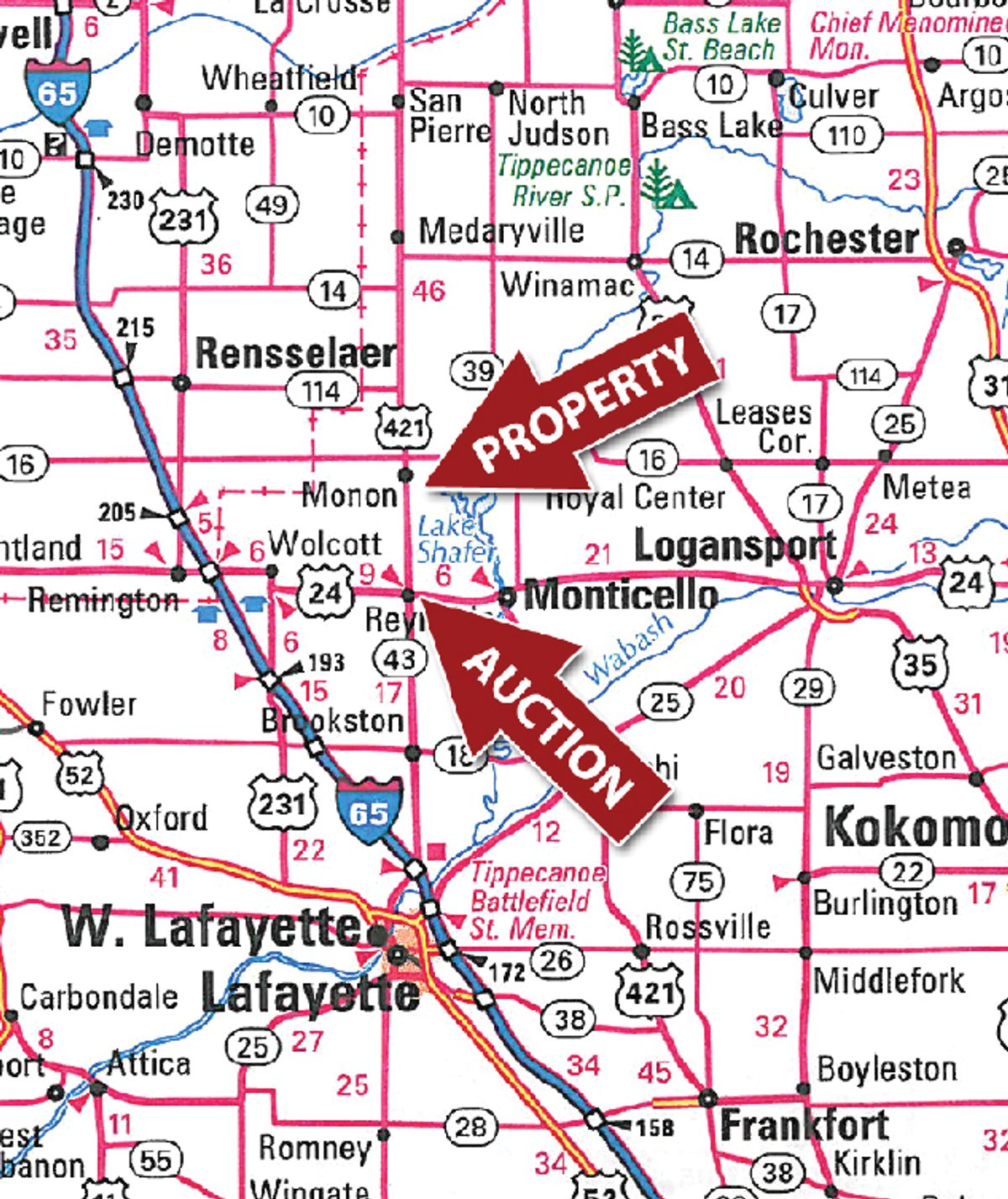 Area map - 70.811 Acres Productive Tillable Land