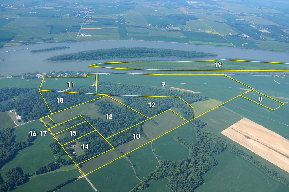 Property photo 1 - 1,288 Acre Land Auction in 19 Tracts. 903 Tillable Acres and Mature Timber