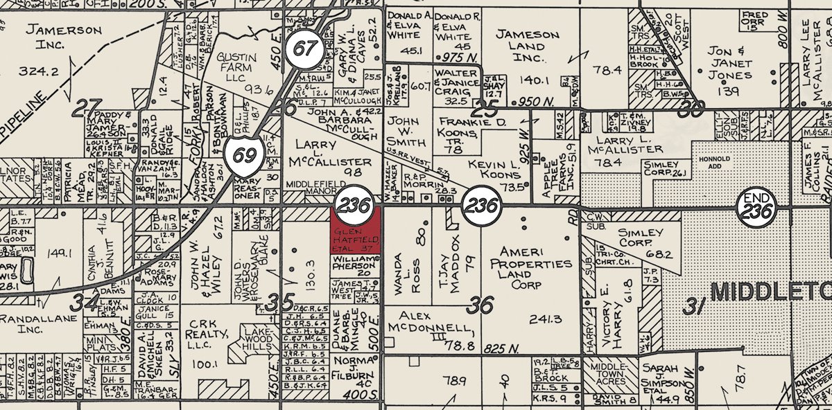 Plat map - 37+/- Acre Productive Tillable Farmland Auction