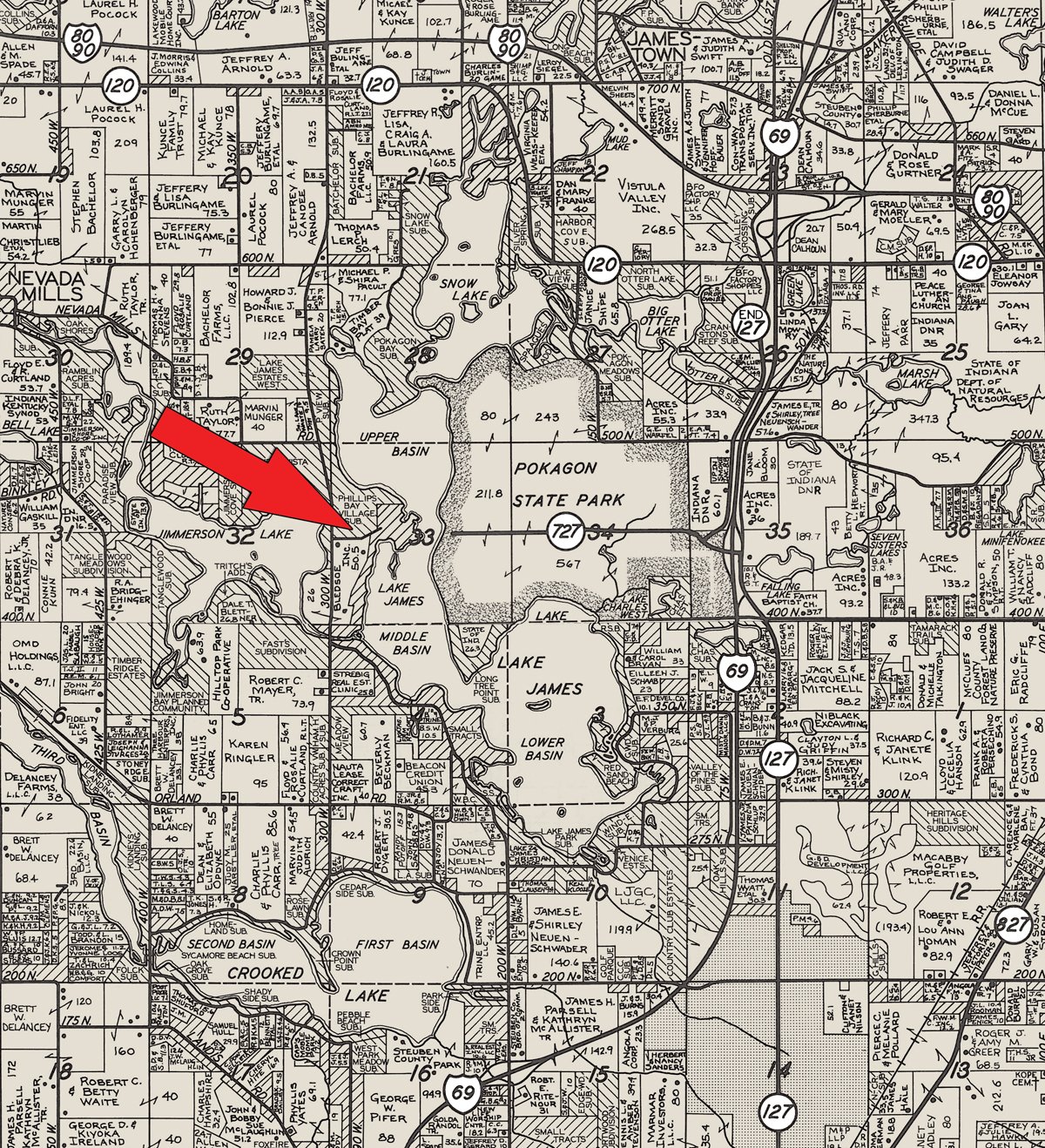 Plat map - Lake James Area Real Estate Auction - 13 Lots - 3 Selling Absolute!