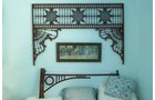 Victorian Cherry Bric Brac Decorative art piece. Original Finish Dimensions 60 in. x 40 in. <br> Victorian Cherry Curtain Arm. Original Finish Dimensions 50 in. x 20 in. - Extraordinary Auction - Nike Spillson Home Interiors & Furnishings