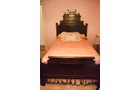 2-piece Eastlake bedroom suite Double Mahogany headboard and footboard with mattress. Dresser with Mirror. 5 drawers with marble inset, two glove boxes. - Extraordinary Auction - Nike Spillson Home Interiors & Furnishings