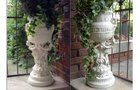 Pair of fiberglass pedestals. - Extraordinary Auction - Nike Spillson Home Interiors & Furnishings