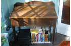 Lift top Artist desk or ticket table. Walnut. 42 in.W x 24 in.D x40 in.H - Extraordinary Auction - Nike Spillson Home Interiors & Furnishings