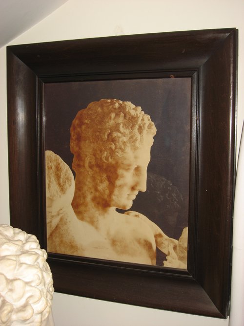 Print with mahogany frame 23 in. x 26 in. - Extraordinary Auction - Nike Spillson Home Interiors & Furnishings
