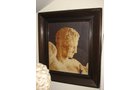 Print with mahogany frame 23 in. x 26 in. - Extraordinary Auction - Nike Spillson Home Interiors & Furnishings