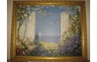 Museum Shop Brush Strokes Collection Certificate of authenticity Artist Approved reproduction painting Artist enhanced limited edition 241 out of 980  Artist Tom Mostyn 1869-1930 Title Magical Morning Landscape Gendre 24 in. x 30 in. Canvas 28.5 in. X 34 in. Frame - Extraordinary Auction - Nike Spillson Home Interiors & Furnishings