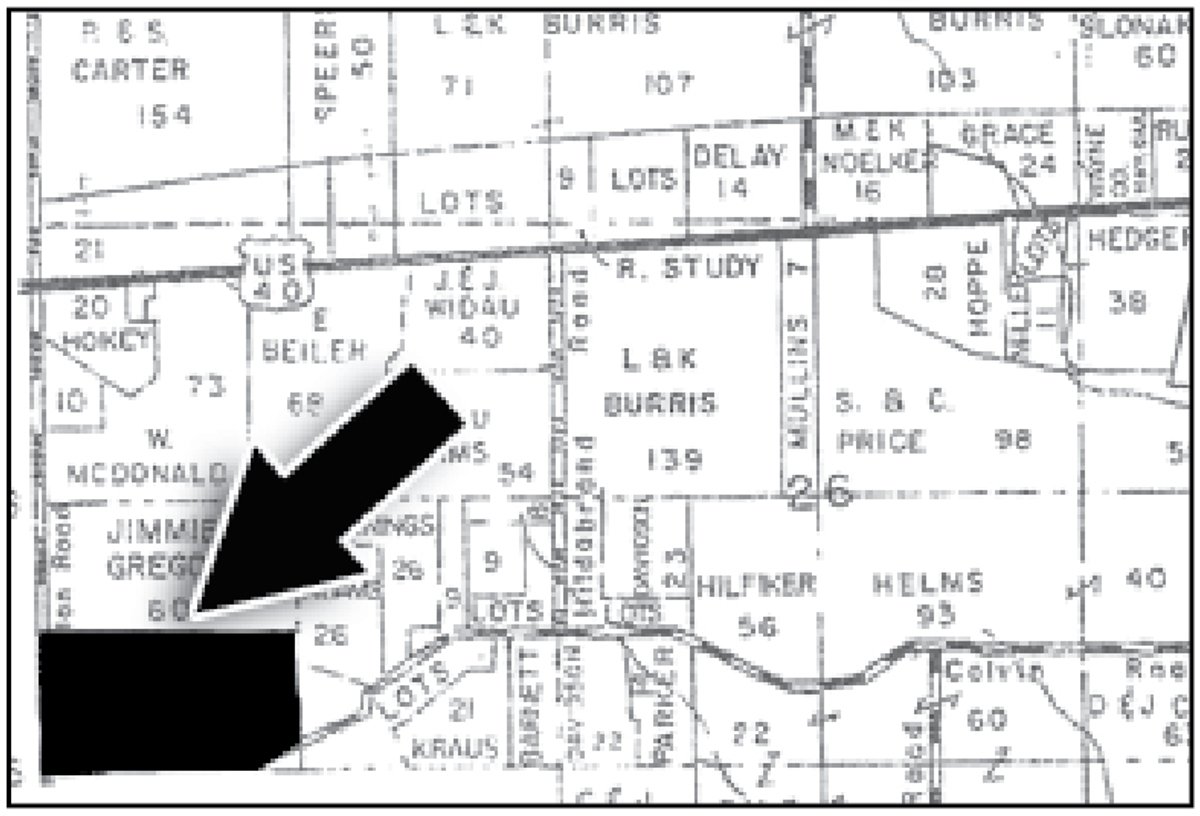 Plat map - 79+/- Acres Offered in 4 Tracts