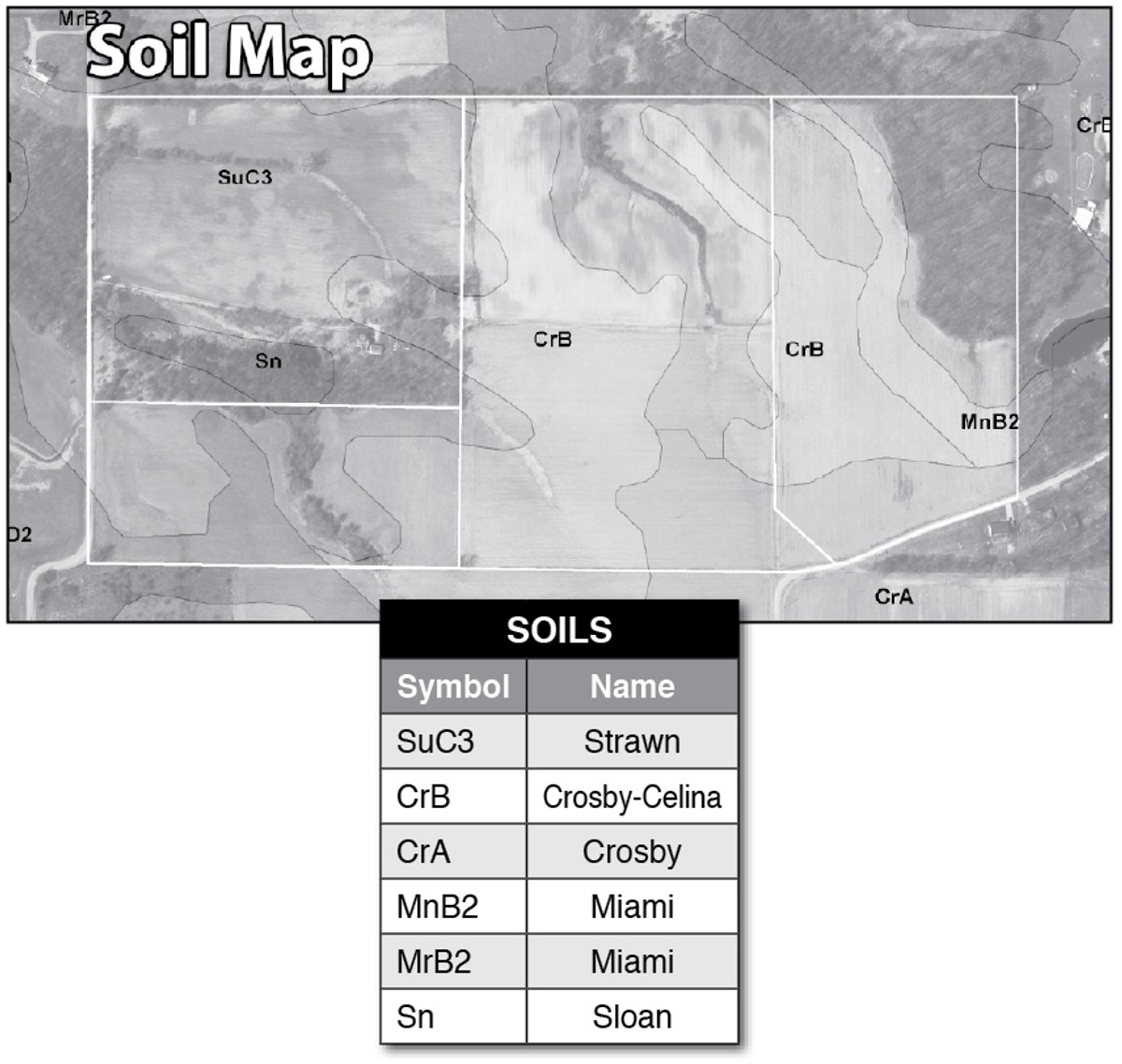 Soil map - 79+/- Acres Offered in 4 Tracts