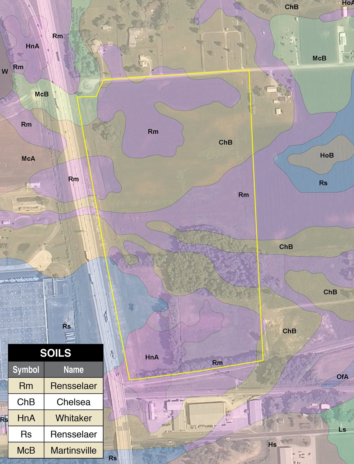 Soil map - East Allen County - 55 Acre Land Auction