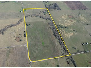 Tract 15 Aerial - Cattle Farm Land Auction, 1,200 Acres in 16 Tracts, Hay & Pasture Land, Woods, Excellent Improvements