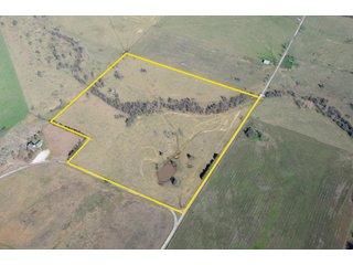 Tract 5 Aerial - Cattle Farm Land Auction, 1,200 Acres in 16 Tracts, Hay & Pasture Land, Woods, Excellent Improvements