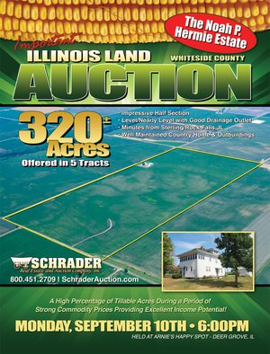 Sold: 320 Acres Offered in 5 Tracts - Land Auction - Sterling/Rock Falls - Whiteside County, IL