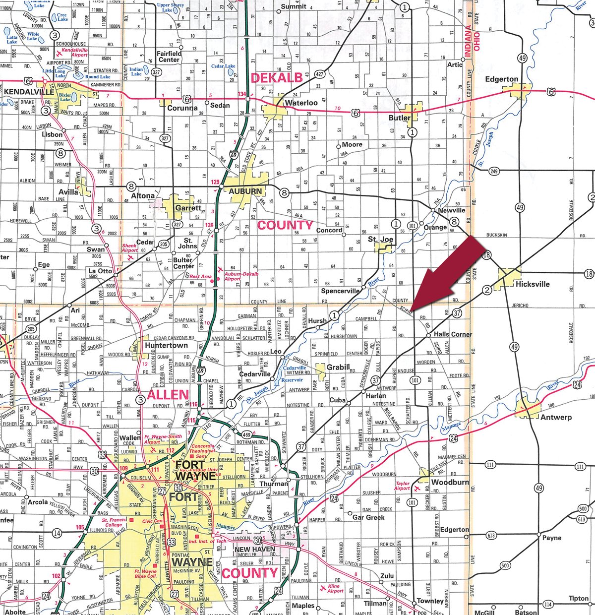 Area map - 21 Acre Modern Country Estate