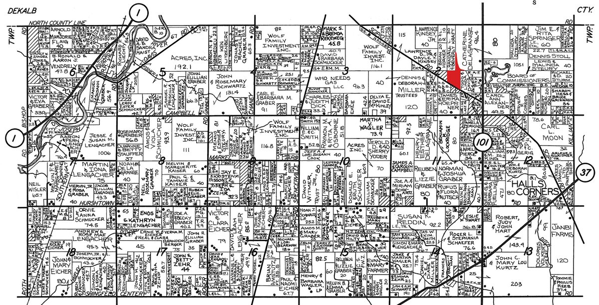 Plat map - 21 Acre Modern Country Estate