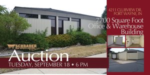 Sold: 7700 Square Foot Office & Warehouse Building - Located off of Engle Road, just west of Ardmore - Ft. Wayne, IN