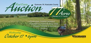 Sold: 77 Acres Offered in 5 Tracts - Real Estate Auction - Syracuse, IN