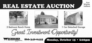 Sold: Ranch Home Real Estate Auction - Fort Wayne, Indiana - Allen County
