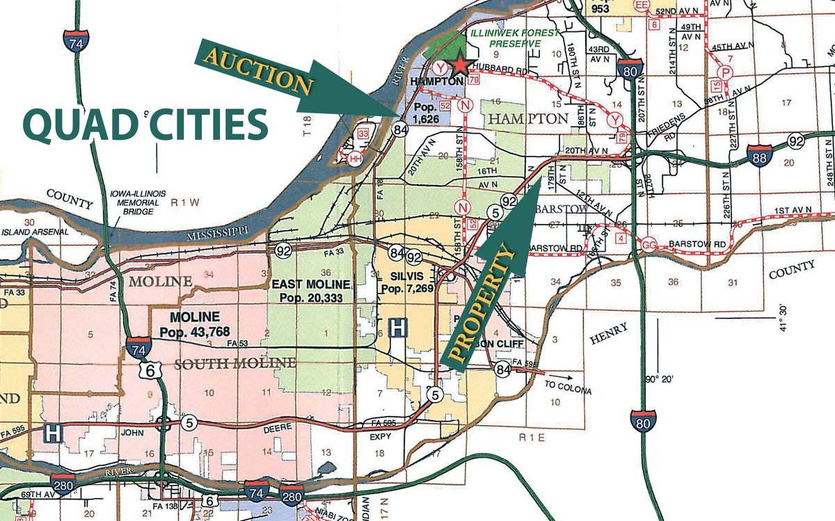 Area map - Armstrong Stables Personal Property Auction