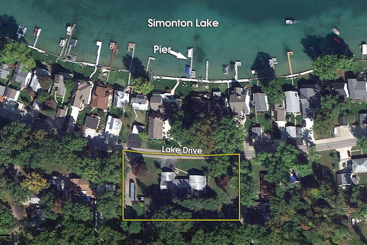 Tract map - Lake Property & Personal Property Auction, Elkhart County