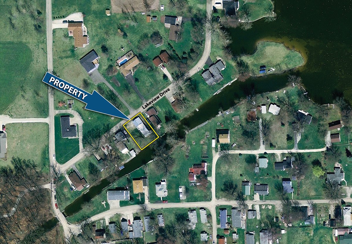 Tract map - LakeFront Home Real Estate Auction