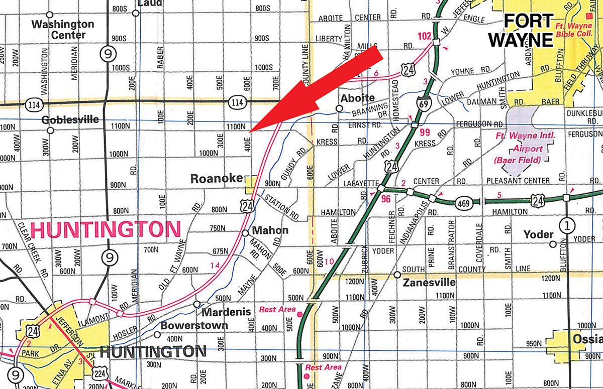 Area map - Personal Property Auction - Lawn & Garden - Tools - Van - Coca Cola Items