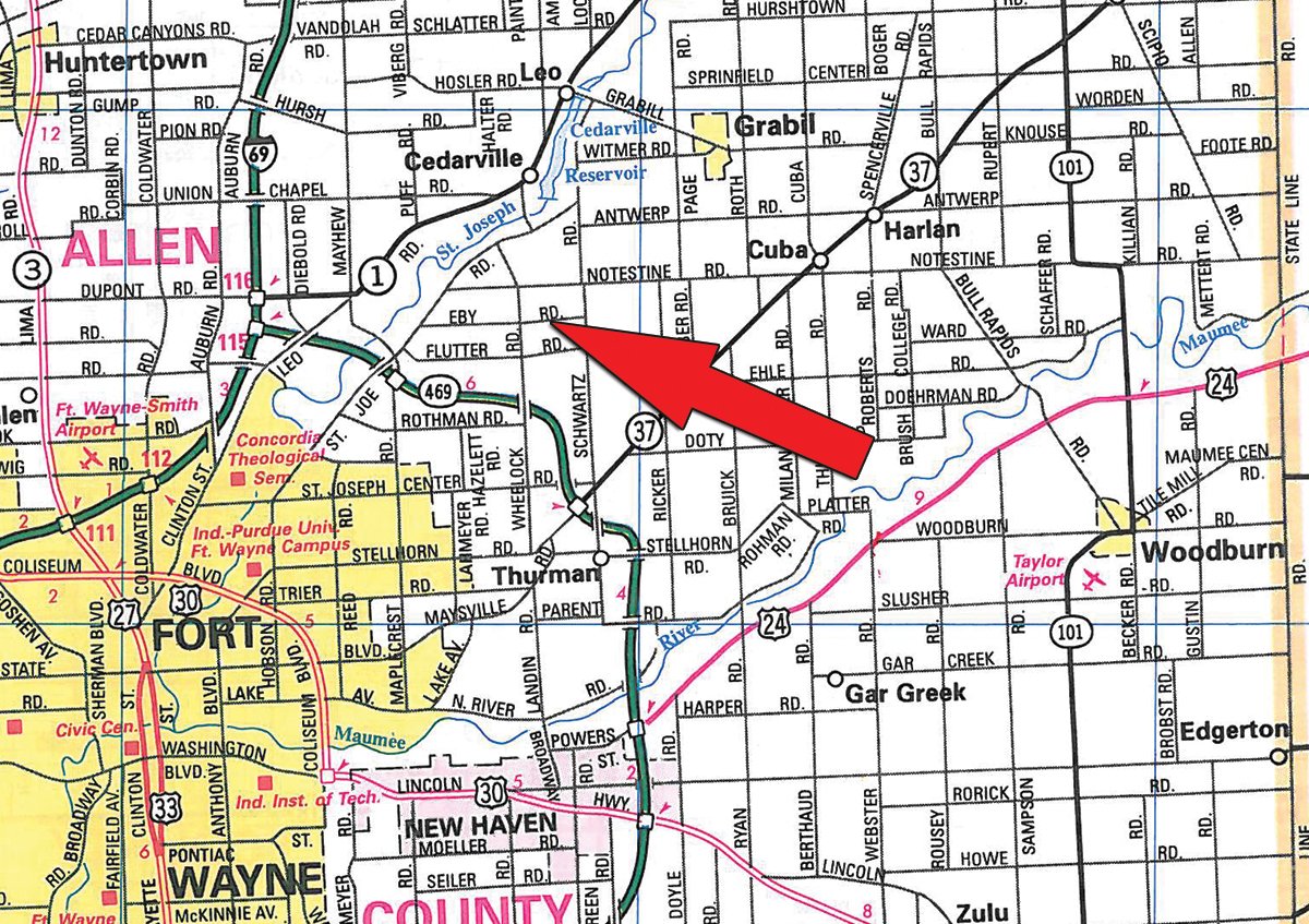 Area map - Personal Property & Real Estate Auction, 2 Dates, Personal Property, Tuesday, October 15 @ 3PM, Real Estate, Monday, October 21 @ 6PM