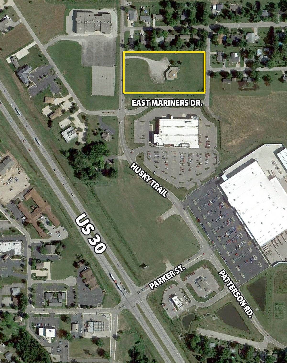 Tract map - Church Facility Real Estate Auction