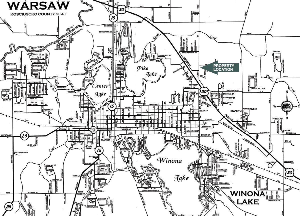 Plat map - Church Facility Real Estate Auction