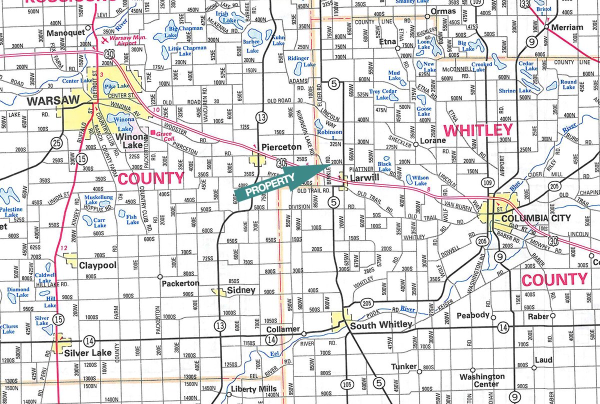 Area map - Still Having Auction Regardless of Weather! 4 Acres Real Estate & Personal Property Auction