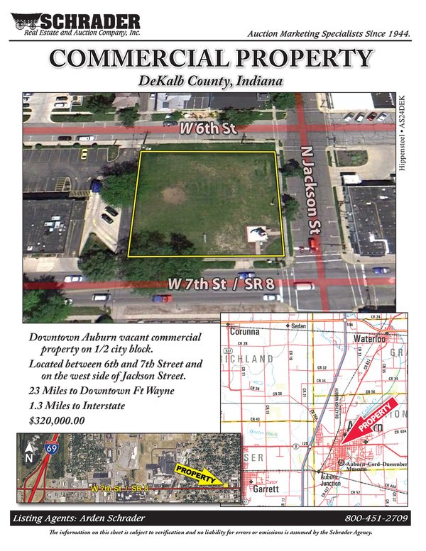 Listing brochure cover - Downtown Commercial Property
