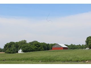 74 Acres with 2 homes and buildings.  Gently rolling land with 52+/- tillable acres and 18+/- wooded acres. - 74 Acres with 2 Homes & Buildings