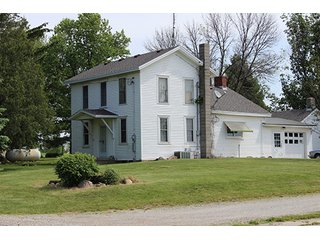 74 Acres with 2 homes and buildings.  Gently rolling land with 52+/- tillable acres and 18+/- wooded acres. - 74 Acres with 2 Homes & Buildings