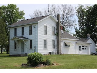 74 Acres with 2 homes and buildings.  Gently rolling land with 52+/- tillable acres and 18+/- wooded acres. - 74 Acres with 2 Homes & Buildings