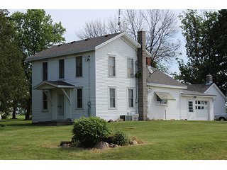 74 Acres with 2 homes and buildings.  Gently rolling land with 52+/- tillable acres and 18+/- wooded acres. - 74 Acres with 2 Homes & Buildings
