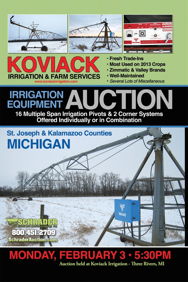 IRRIGATION EQUIPMENT AUCTION