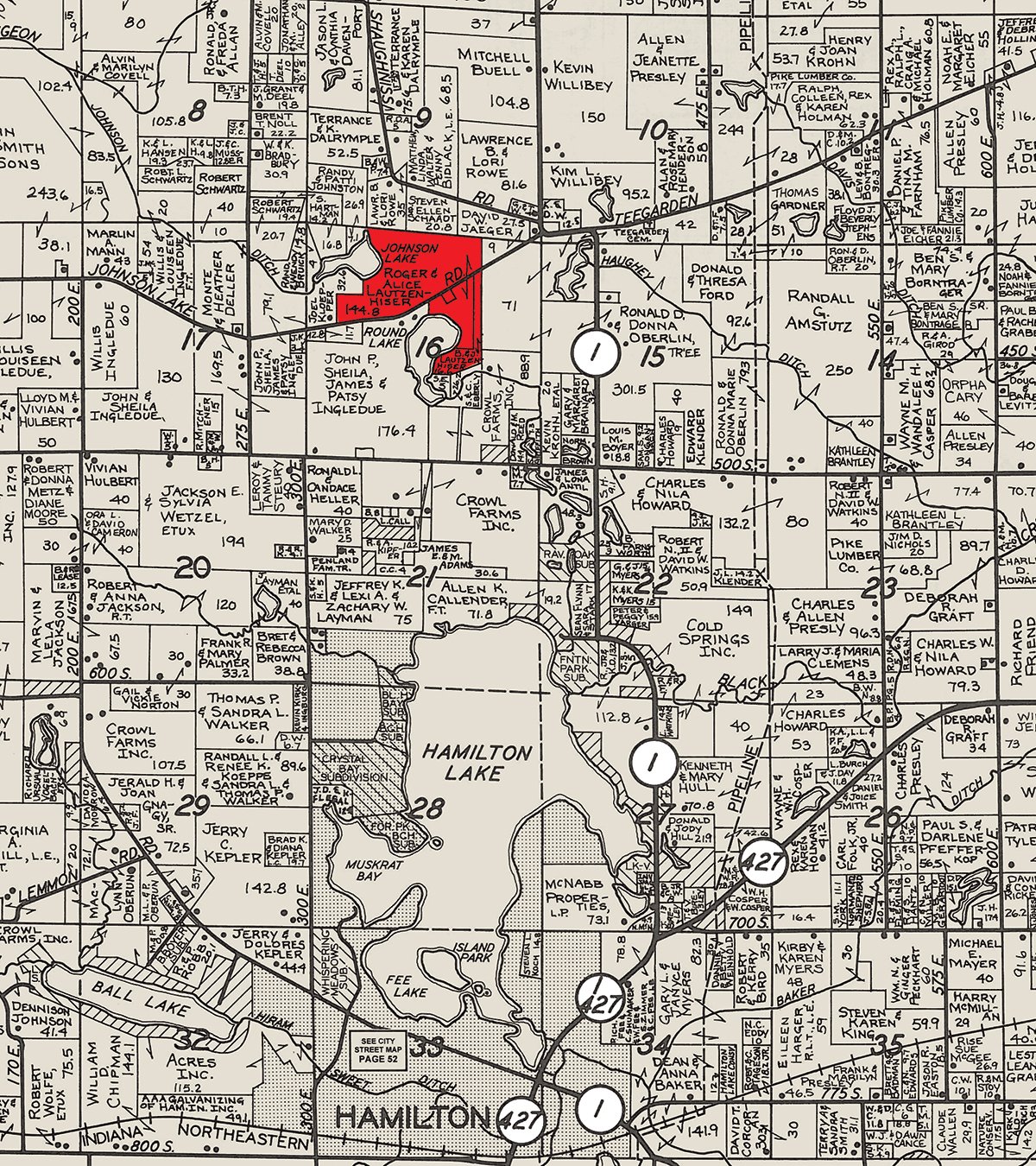 Plat map - REAL ESTATE AUCTION, 163+/- Acres offered in 8 Tracts