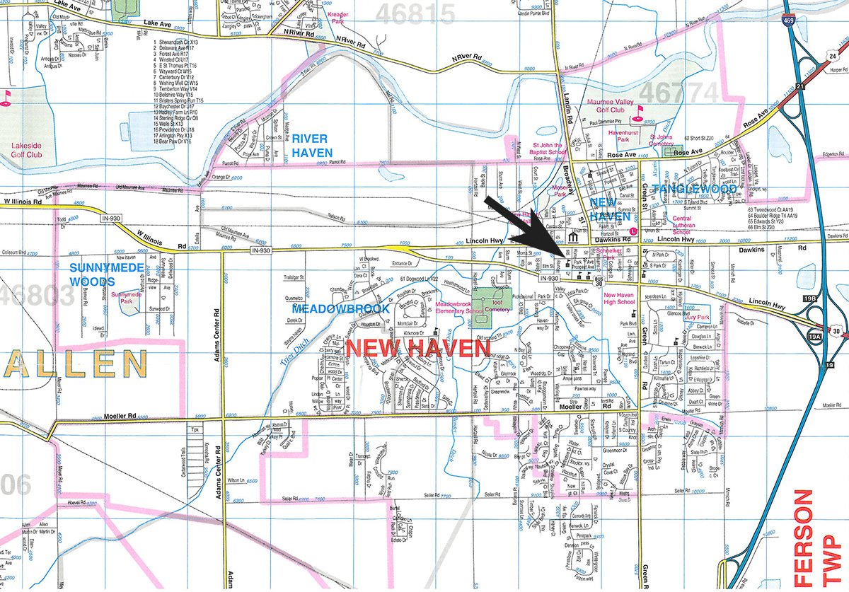 Area map - REAL ESTATE AUCTION, 3 Bedroom, 1.5 Bath Home