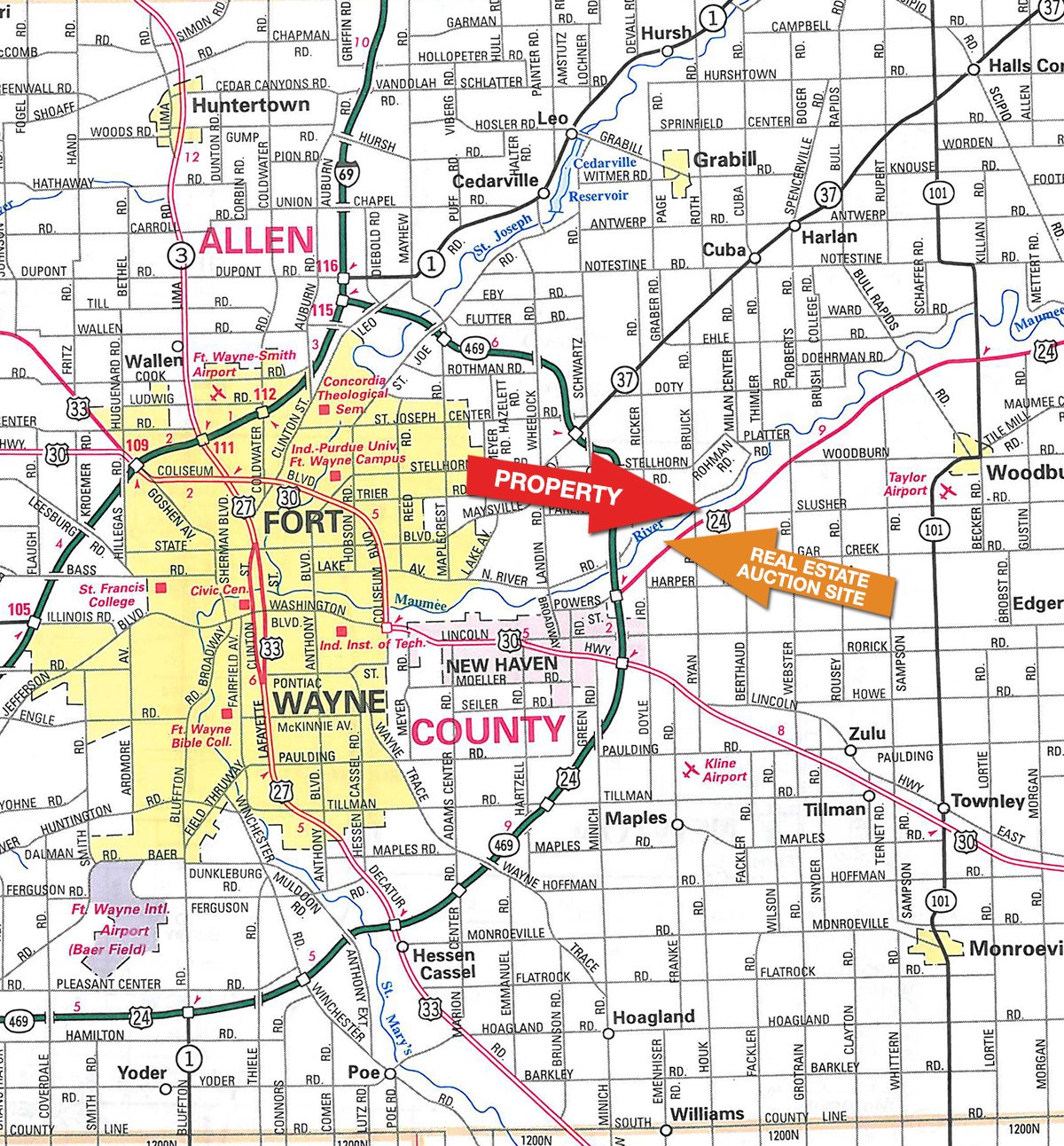 Area map - PERSONAL PROPERTY AUCTION