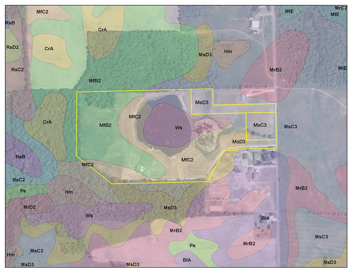 Soil map - INDIANA LAND AUCTION, 37.2+/- Acres in 3 Tracts