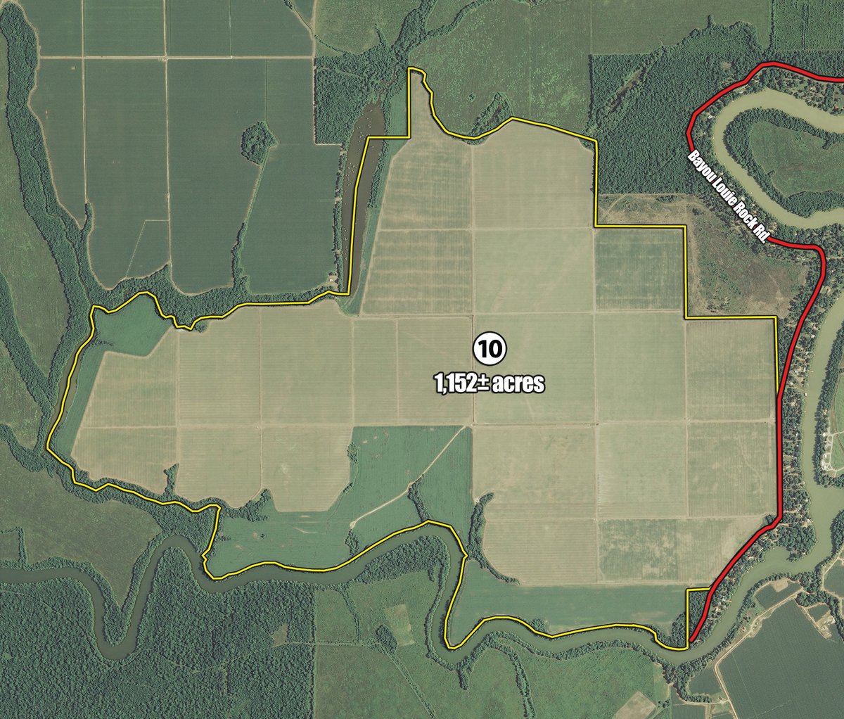 Tract 10 - MID-DELTA REGION PRODUCTIVE CROPLAND AUCTION - 4,783+/- ACRES OFFERED IN 10 TRACTS